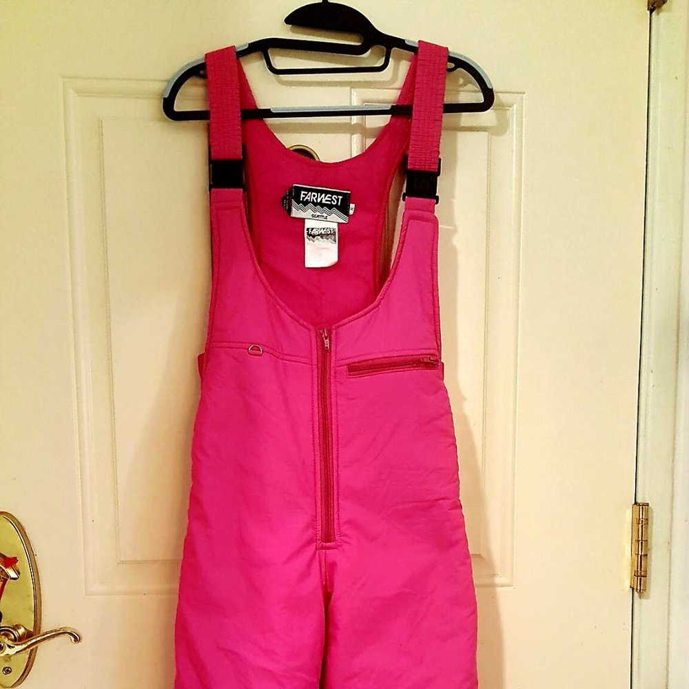 Snowboarding body suite, hot pink size small